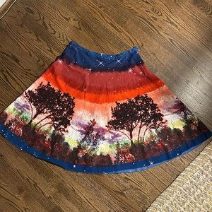 Vintage midi circle skirt, size M/6